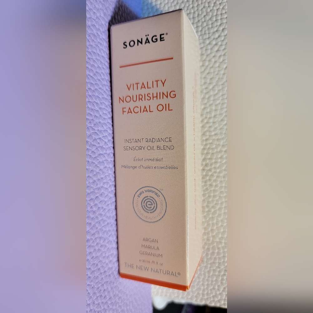Sonage Vitality Nourishing Facial Instant Radiance 1 oZ / 30mL